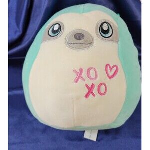 Squishmallow Aqua the Sloth Love 8" Stuffed Plush Toy Hearts Valentine Kellytoy